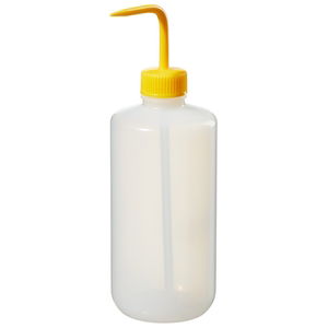 Wash Bottle, Yellow, LDPE, 500ml, 1 * 6 items