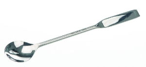 Spatula, Spoon spatula, Stainless steel 18/10, Non sterile, Length 300mm, Spoon size 48 × 35mm, 1 * 1 Item