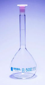 Volumetric flask, Class B, glass, 25ml,