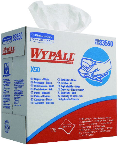 Cloth Wypall X50 White Large 1100Sh/Roll