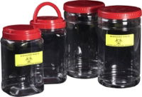 Sweet Jars with Biohazard Label 1 * 30