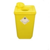 Box, Clinical Waste plastic, 60 Litres Capacity, Yellow, 1 * 1 ItemTo be supplied complete with yellow lid DD102-LID