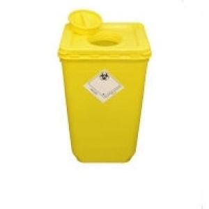 Box, Clinical Waste plastic, 60 Litres Capacity, Yellow, 1 * 1 ItemTo be supplied complete with yellow lid DD102-LID