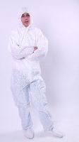 Overalls, SMS, White, M, 1*50