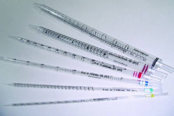 Pipette, Serological, 25ml, Sterile, Nonpyrogenic, 25 per bag, 14 bags per carton, 1 * 350 Items