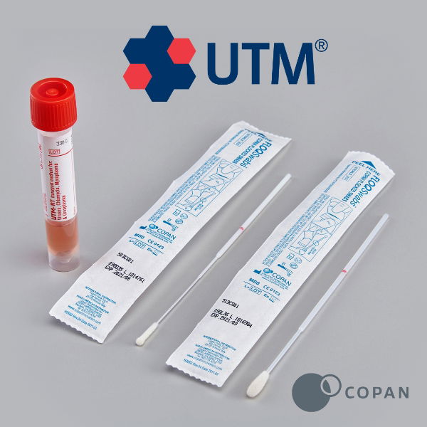 Universal Transport Medium collection kit, 2ml medium, regular flocked swab, Plastic/Nylon Fibre, AS/IRR, 1 * 50 items