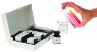 Total Hardness Test Method Visual colour kit, Range 1.78 - 17.8 °f, 10 - 360 mg/l CaCO3, MQuant® 1 * 300 Tests