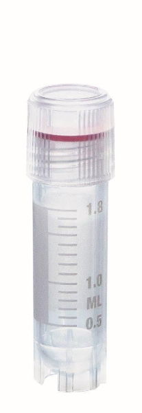 Cryogenic Tube, 2.0ml, gamma irradiated, external thread 12.5 Ø, 49mm tall, 1 * 1000 Items