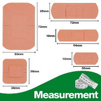 Assorted washproof plasters. 1 * 100 items
