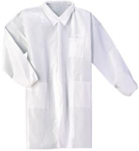 Labcoat Adv. Sf White Col.  Elast X [25]