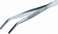 Forceps, Curved edge, Blunt, SS