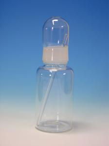 Bottles for canada balsam, with glass rod, loose cap, 30g capacity, 1 * 1 Item