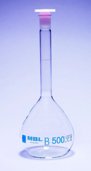 Volumetric flask, Class B, glass, 50ml,