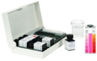 Total Hardness Test Method Visual colour kit, Range 1.78 - 17.8 °f, 10 - 360 mg/l CaCO3, MQuant® 1 * 300 Tests