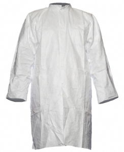 LABCOAT TYVEK WHITE COLLAR  1 * 50 items