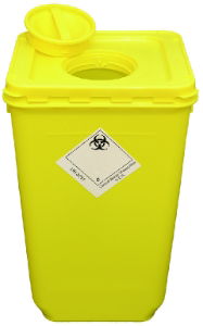 YEL CLICK LID ONLY FOR 30,50&60 L BIN