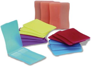 Slide Mailer 2-Place PP Assorted Colors 1 * 25 items