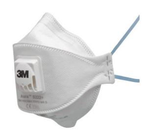 Respirator Aura 9322+ FFP2, valved, 1 * 10 Items