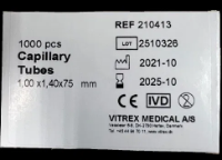 75mm Capillary Tube Pk 1000