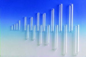 Test tube, with rim, soda glass, 75 x 12mm, 1 * 100 items